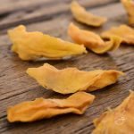 Dried mango zoomed in